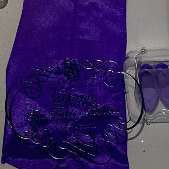 Franklin Mint Diana The People's Princess Portrait Doll Purple Gown Ensemble - Picture 3 of 8